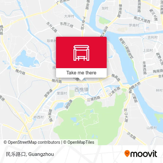 民乐路口 map
