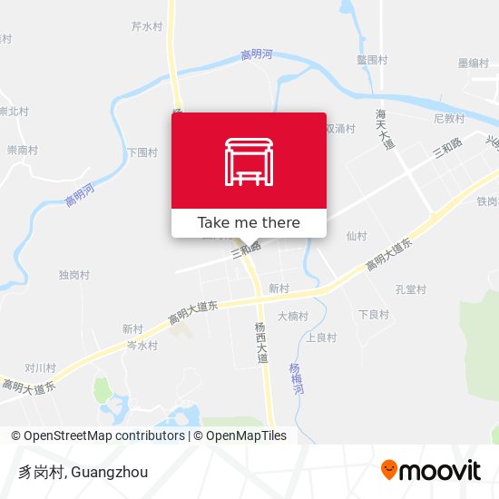 豸岗村 map
