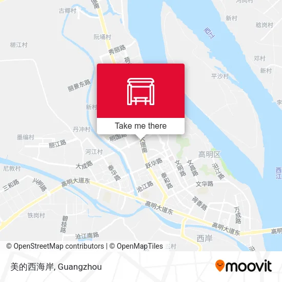 美的西海岸 map