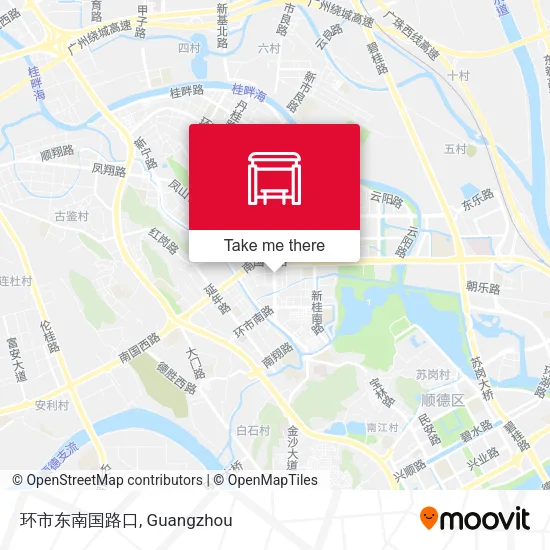 环市东南国路口 map