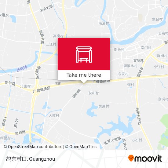 鸪东村口 map