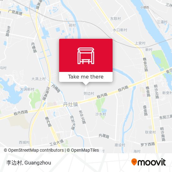 李边村 map