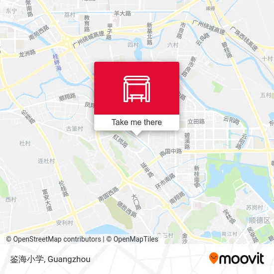 鉴海小学 map