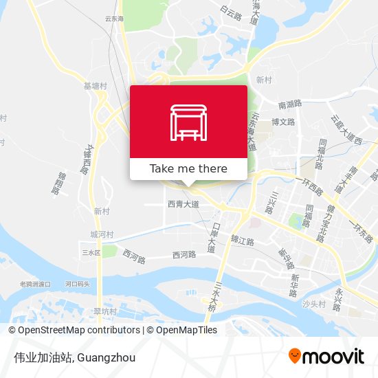 伟业加油站 map