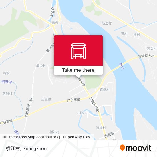 横江村 map