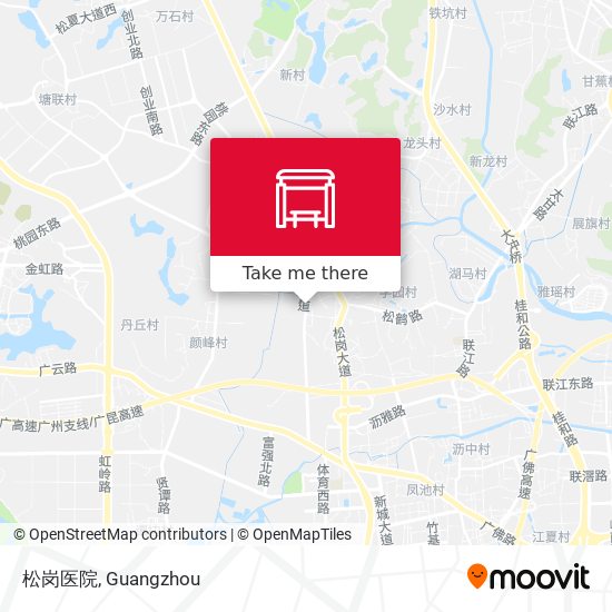 松岗医院 map