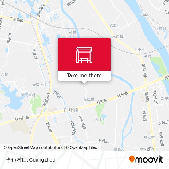 李边村口 map