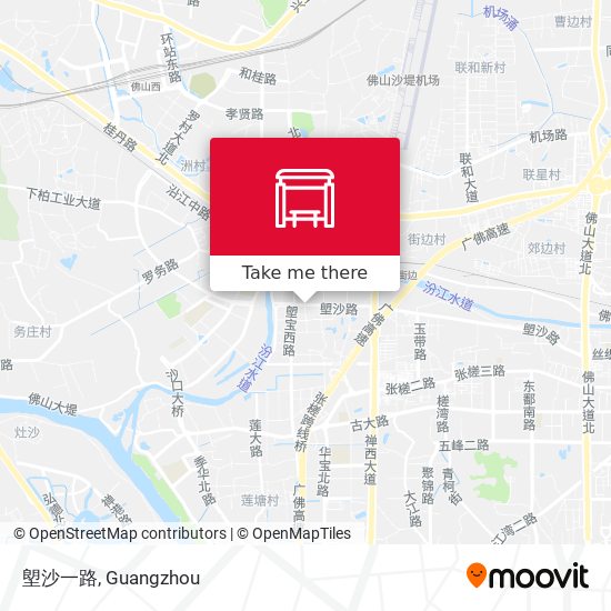 塱沙一路 map
