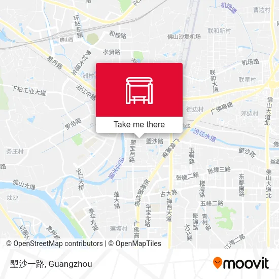 塱沙一路 map