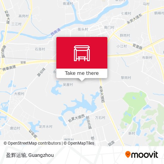 盈辉运输 map