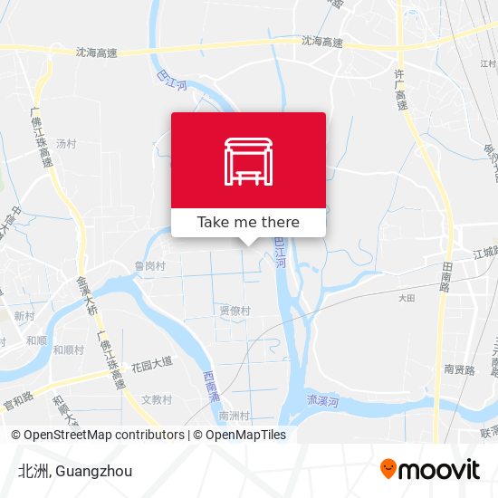 北洲 map