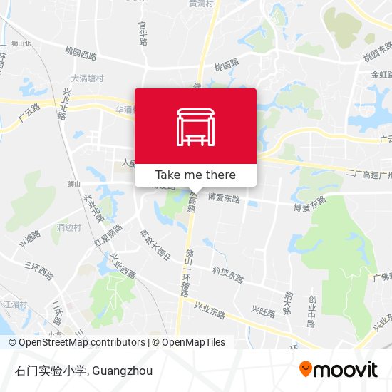 石门实验小学 map