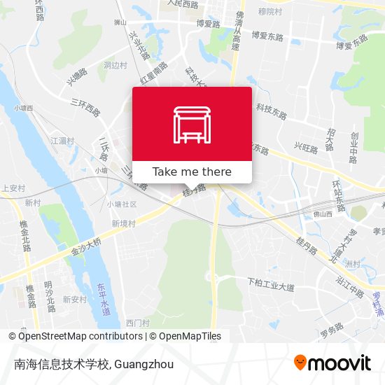 南海信息技术学校 map