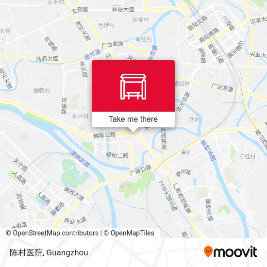 陈村医院 map
