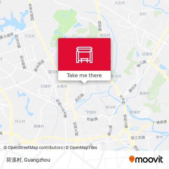 荷溪村 map