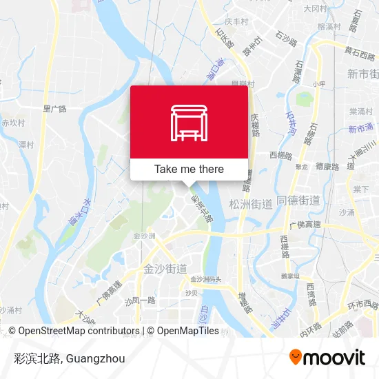 彩滨北路 map
