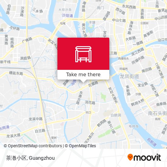 茶漖小区 map