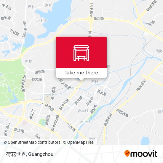 荷花世界 map