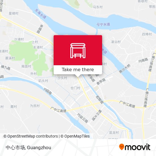 中心市场 map