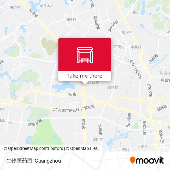生物医药园 map