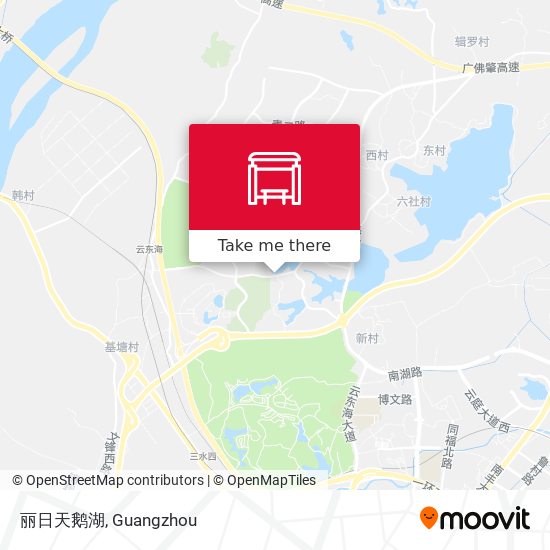 丽日天鹅湖 map