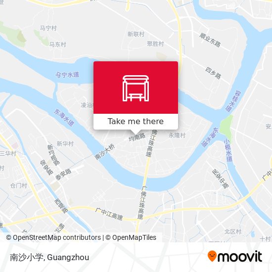 南沙小学 map