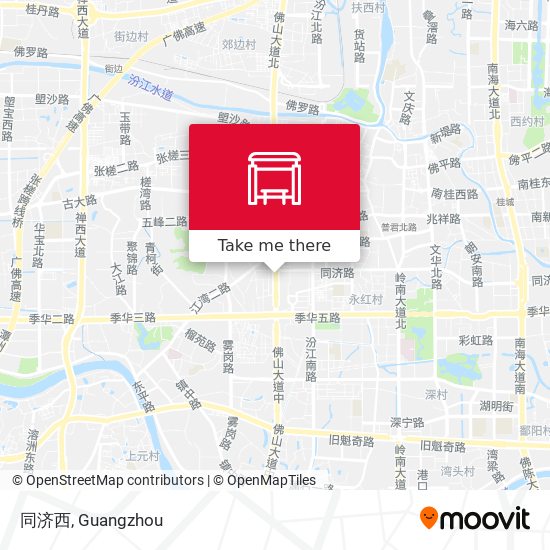 同济西 map