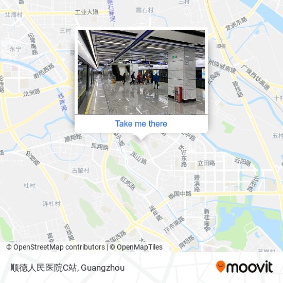 顺德人民医院C站 map