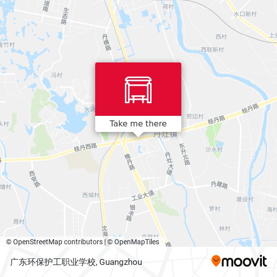 广东环保护工职业学校 map