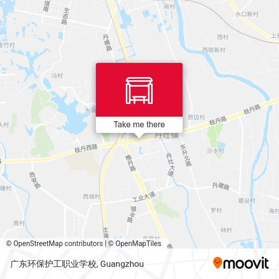 广东环保护工职业学校 map