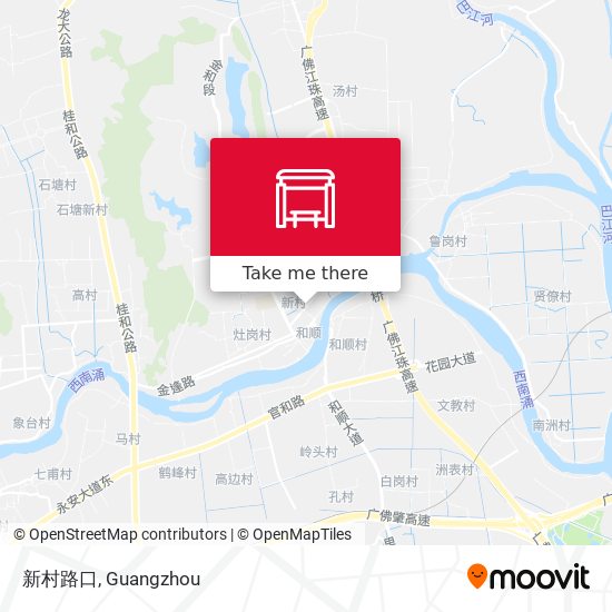 新村路口 map