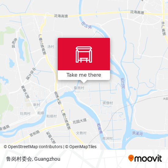 鲁岗村委会 map