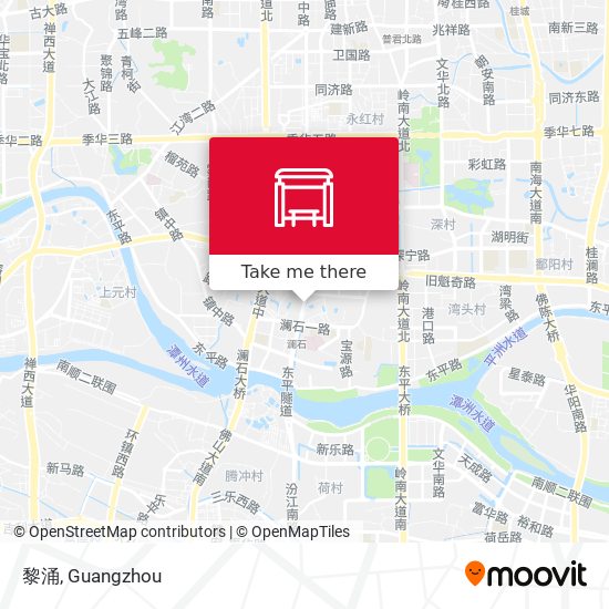 黎涌 map