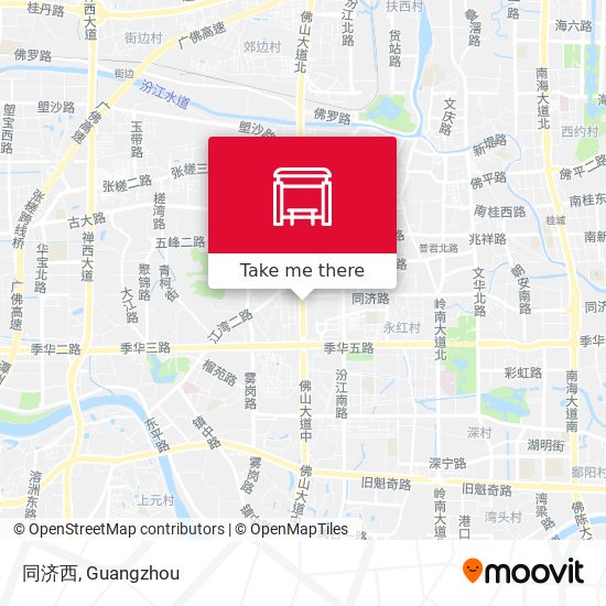 同济西 map