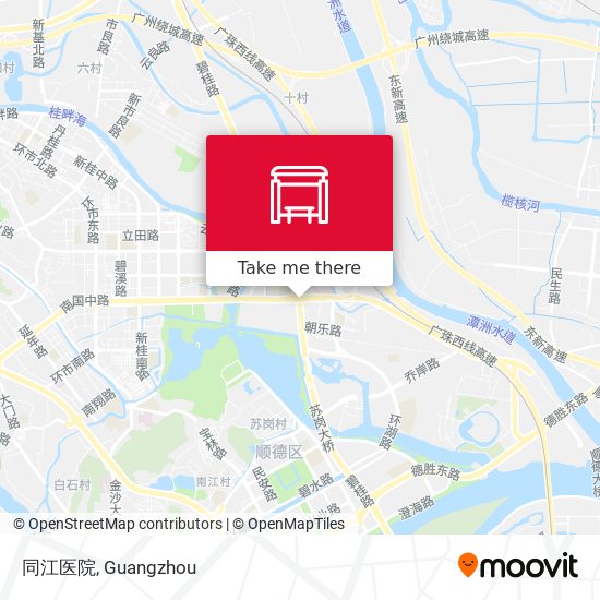 同江医院 map