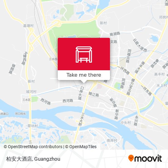 柏安大酒店 map