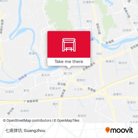 七甫牌坊 map