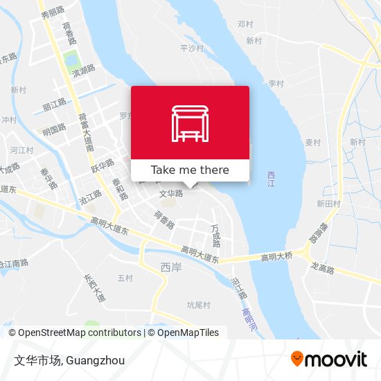 文华市场 map