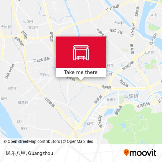 民乐八甲 map