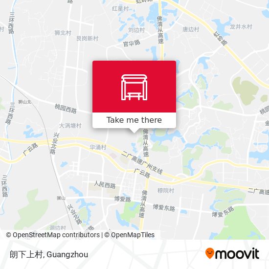 朗下上村 map