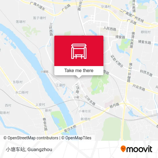 小塘车站 map