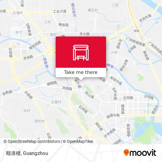 顺港楼 map
