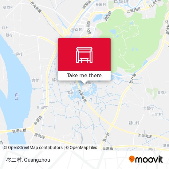 岑二村 map