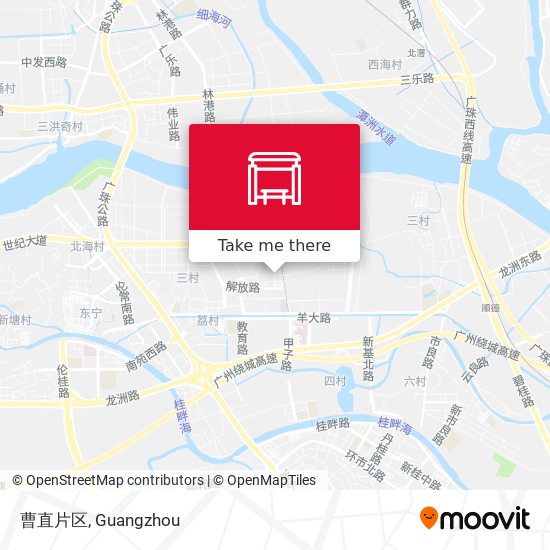 曹直片区 map