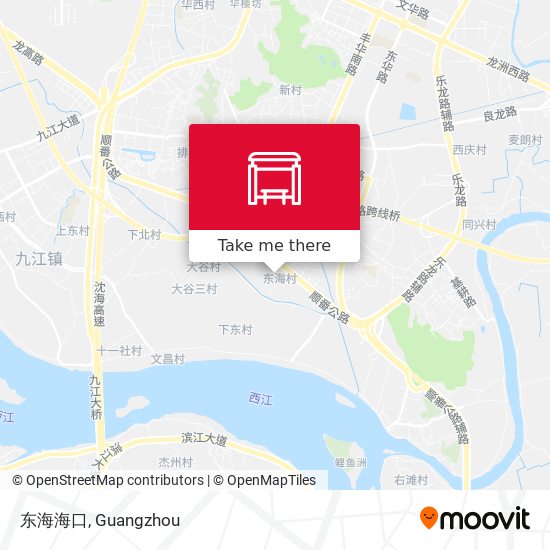 东海海口 map