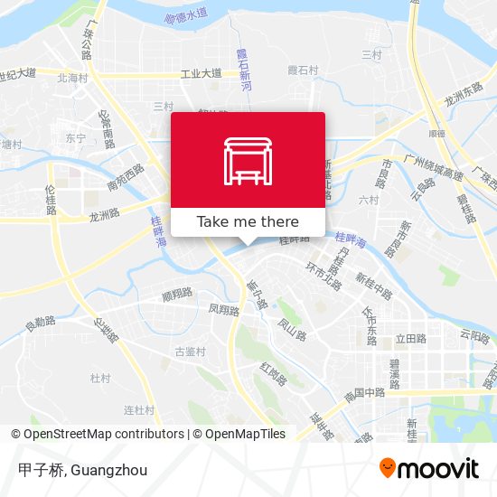 甲子桥 map