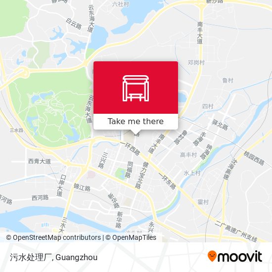 污水处理厂 map
