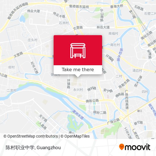 陈村职业中学 map