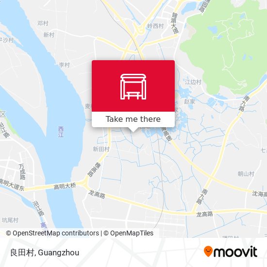 良田村 map