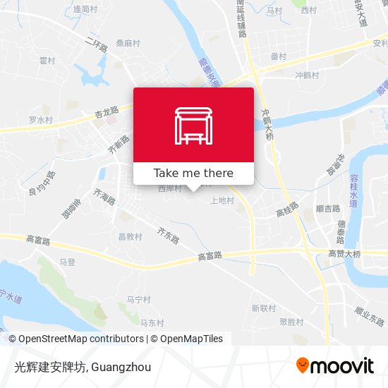 光辉建安牌坊 map